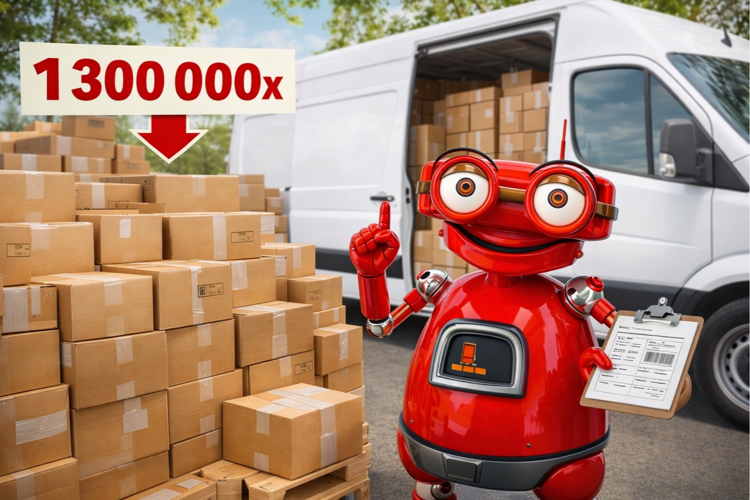 Přes 1 300 000 zásilek