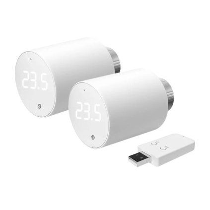 Shelly BLU TRV Thermostatic head, WiFi/Bluetooth (2 pieces with ovládání unit)