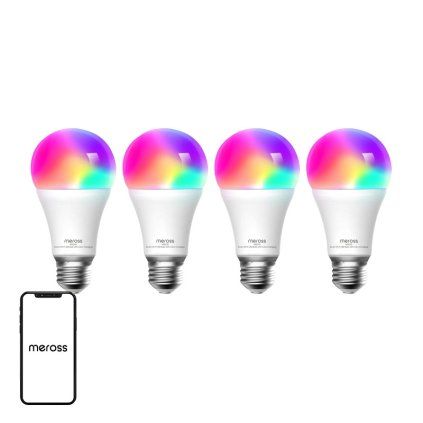 Chytrá LED žárovka Meross MSL120 WiFi (HomeKit) (čtyřbalení)