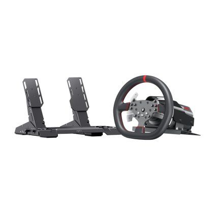 Herní sada PXN-V10 Ultra - volant + pedál + svorky + montážní příslušenství (PS4 / Xbox one / PC / Xbox Series X&S)