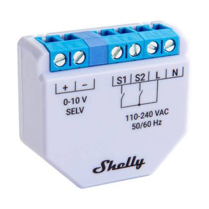 Shelly Plus 0-10V světlo Dimmer, WiFi/Bluetooth