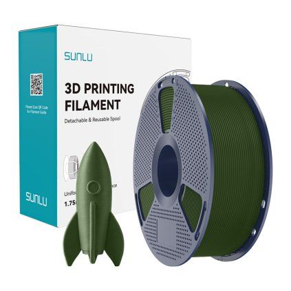 Vysokorychlostní PLA filament Sunlu (olivová)  Sunlu