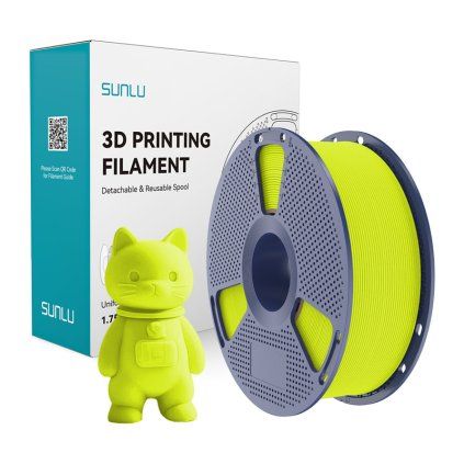 Matný PLA filament Sunlu (světle zelený)  Sunlu