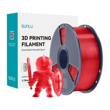 Filament Sunlu PLA+ (průhledná červená)  Sunlu