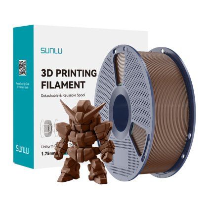 Filament Sunlu PLA+ 2.0 (kávově hnědý)  Sunlu