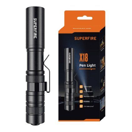 Svítilna Superfire X18 – 55 lm, 5W, 5 režimů, 38 m  Superfire