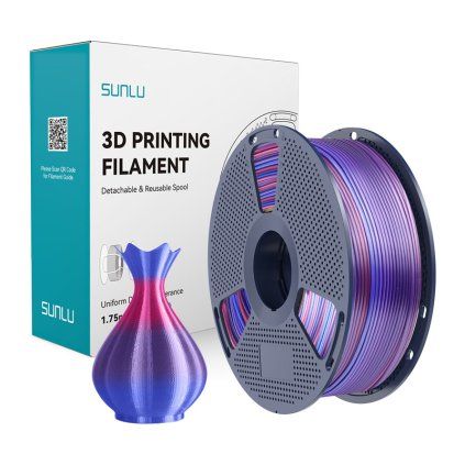 Filament Sunlu PLA+ Silk (Rainbow 02)  Sunlu
