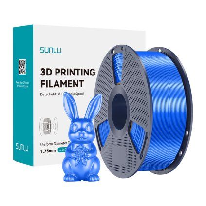 Filament Sunlu PLA+ Silk (modrý)  Sunlu