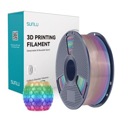 Filament Sunlu PLA Transparent (Rainbow) 04  Sunlu