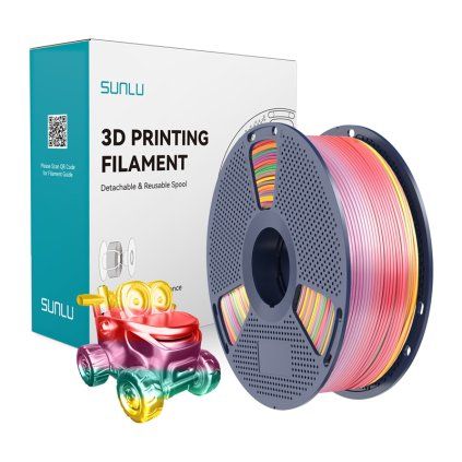 Filament Sunlu PLA+ Silk (Rainbow 01)  Sunlu