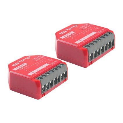 Sada 2 kusů ovladačů Shelly 1PM Gen4 s podporou Zigbee/Matter  Shelly