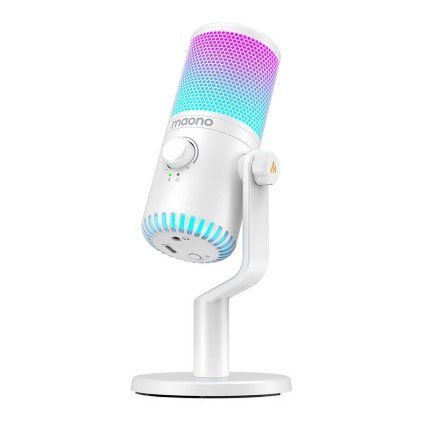 Herní mikrofon Maono DM30RGB (bílý)  Maono