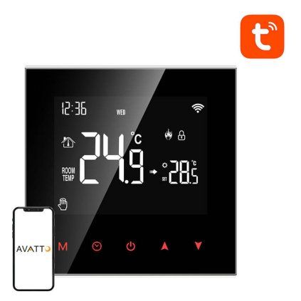 Chytrý termostat pro ohřev vody Avatto ZWT100 3A Zigbee Tuya  AVATTO