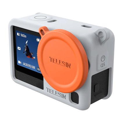 Telesin Silikonové ochranné pouzdro pro DJI Osmo Action 6 (šedé)  Telesin