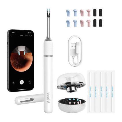 Bebird Note 5 Pro Otoskop s kamerou na čištění uší (bílý).  Bebird