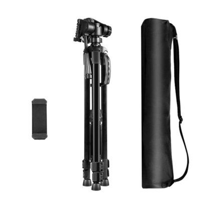 Stativ s 3D 360° hlavou + držák telefonu Puluz PU3096B  Puluz