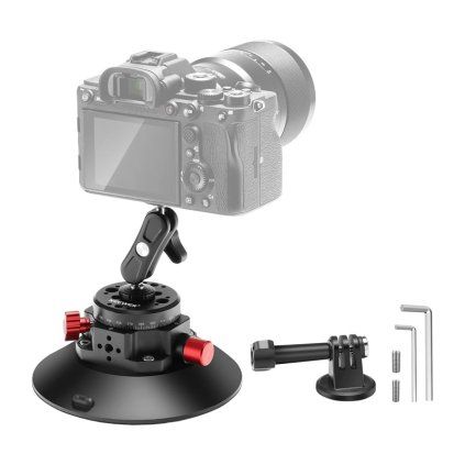 Držák s přísavkou 1/4 palce Neewer CA013 pro sportovní kamery (DJI Action, GoPro, Insta360)  Neewer