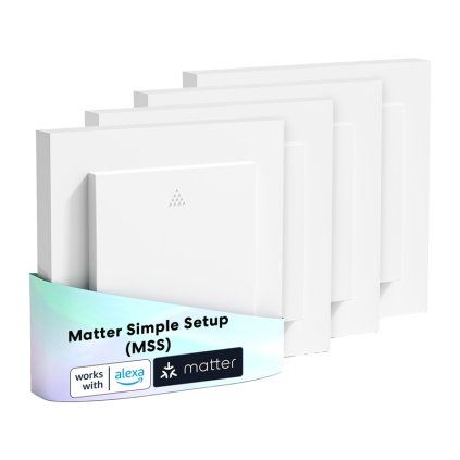 MEROSS MRS105MA-EU – inteligentní spínač pro rolety s připojením přes Wi-Fi (Matter) (balení po 4 kusech)  Meross