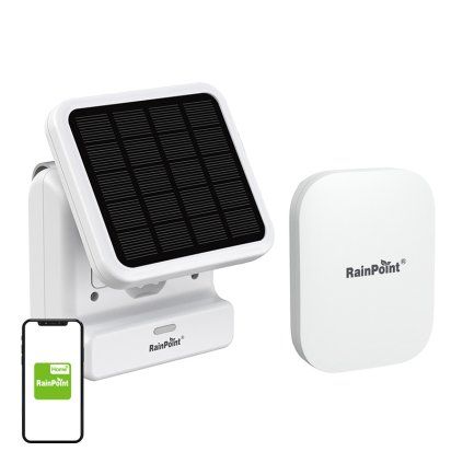 Sada chytrého solárního vodního čerpadla s bránou RainPoint, aplikace  RainPoint