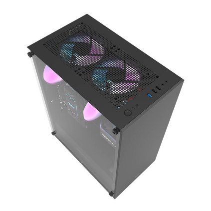 Počítačová skříň Darkflash DK100 (černá)  DarkFlash