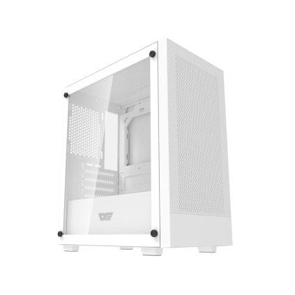 Počítačová skříň Darkflash M305 bez ventilátorů (bílá)  DarkFlash