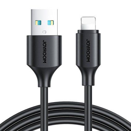 Kabel k USB-A / Lightning / 2,4A / 0,25 m Joyroom S-UL012A9 (černý)  Joyroom