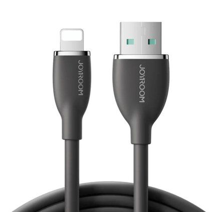 Kabel barevný 3A USB na Lightning SA29-AL3 / 3A / 1,2 m (černý)  Joyroom