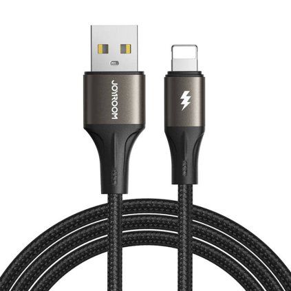 Kabel USB na Lightning Joyroom SA25-AL3 / 3A / 1,2 m (černý)  Joyroom