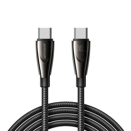 Kabel Pioneer 240W USB C na USB C SA31-CC5 / 240W/ 1,2 m (černý)  Joyroom