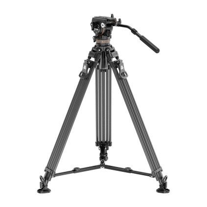 Videostativ Neewer LL55 z uhlíkových vláken s olejovou hlavou a rychloupínacím mechanismem  Neewer