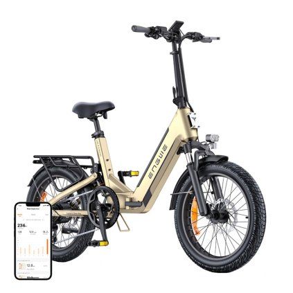 Elektrické kolo ENGWE L20 3.0 BOOST 250 W s 16" koly (zlaté)  ENGWE