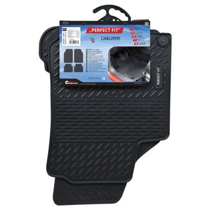 Koberce gumové PERFECT FIT P1 s fixací sada 4ks  Compass