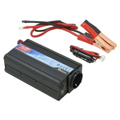 Měnič napětí 12/230V 550W + USB  Compass