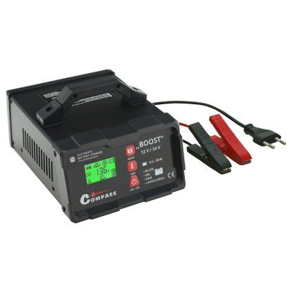Nabíječka BOOST 10Amp microprocesor 12/24V PB/GEL/AGM/LiFePO4  Compass