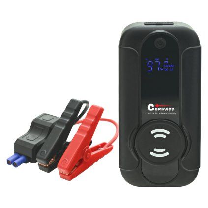 Powerbanka s funkcí JUMP STARTER 8.000mAh 1000A s Qi bezdrátovým nabíjením  Compass