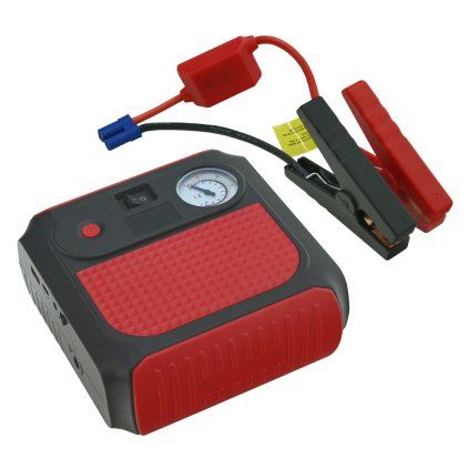 Kompresor AKU + JUMP STARTER s powerbankou 8.000mAh 500A  Compass