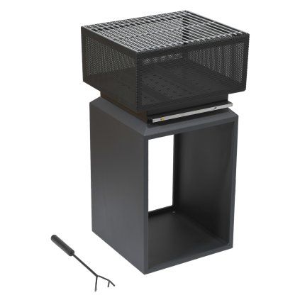 Ohniště CUBE s mřížkou 74cm  Cattara