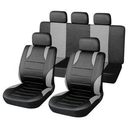 Potahy sedadel sada 9ks SPORT šedé AIRBAG  Compass