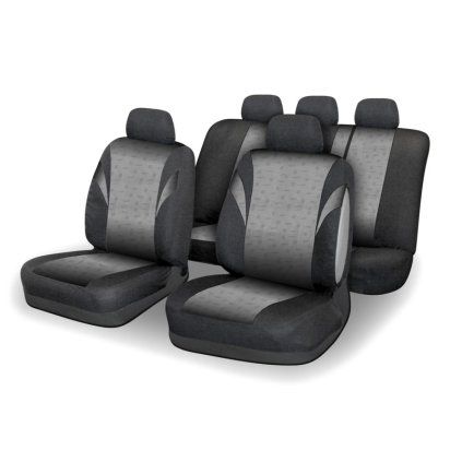 Potahy sedadel sada 9ks POLY šedé AIRBAG  Compass