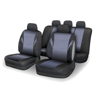 Potahy sedadel sada 9ks POLY barevné AIRBAG  Compass