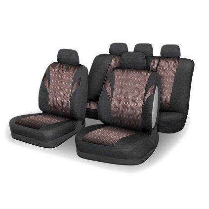 Potahy sedadel sada 9ks JACK I. AIRBAG  Compass