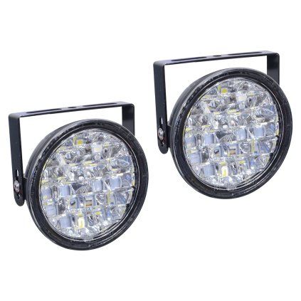 Světla denního svícení kulatá 18 LED/12V  Compass