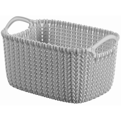 Košík KNIT S, 3l šedý  CURVER