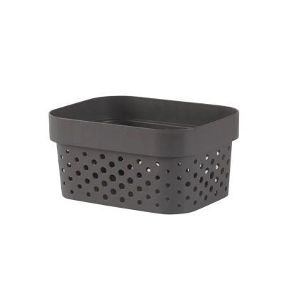 Infinity 252512 Box 1,4 L, šedý děrovaný  CURVER