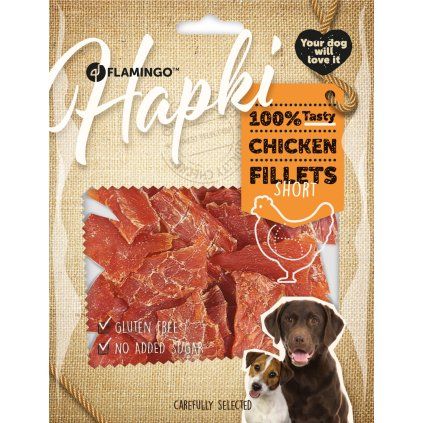 Flamingo Pochoutka kureci kousky kratke 170g 2110202509150933577