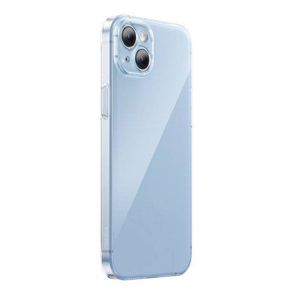 Pouzdro Baseus Crystal Series pro iPhone 14 Plus + tvrzené sklo