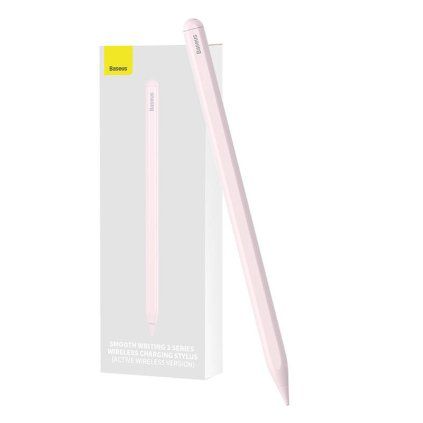 Bezdrátové nabíjení stylusu pro telefon / tablet Baseus Smooth Writing (růžový)