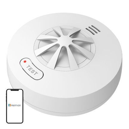 Propojený bezdrátový alarm s tepelným čidlem Heiman HM-5HW