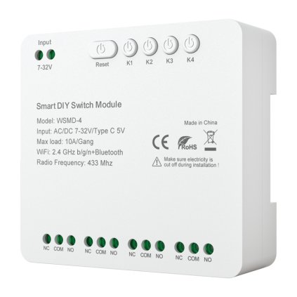Modul chytrého spínače Avatto WSMD-4 32V pro kutily
