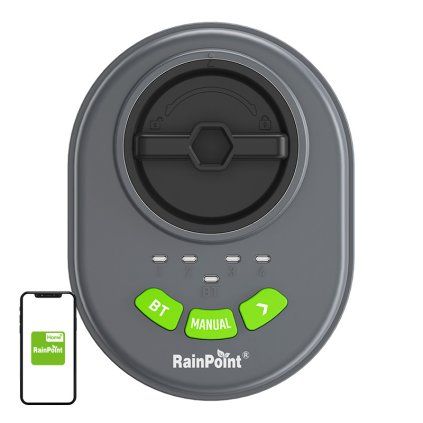 RainPoint 4-zónový regulátor zavlažování s aplikací, Bluetooth